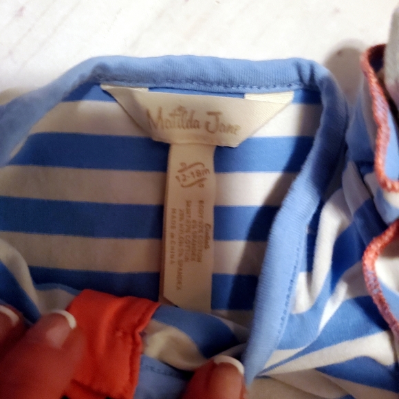 Matilda Jane Onesie Dress Yellow Green Blue 18mo - Picture 3 of 6